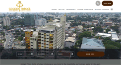 Desktop Screenshot of goldenprincehotel.com